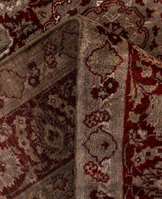 Overdyed Hand-Knotted Wool Modern-Contemporary Brown Area Rug 4' 7" x 7' 0"