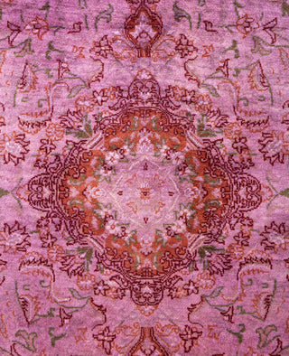 Fine Vibrance, One-of-a-Kind Hand-Knotted Area Rug  - Purple, 2' 6" x 10' 2"