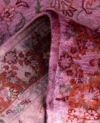 Fine Vibrance, One-of-a-Kind Hand-Knotted Area Rug  - Purple, 2' 6" x 10' 2"
