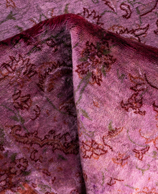 Fine Vibrance, One-of-a-Kind Hand-Knotted Area Rug  - Purple, 2' 6" x 10' 2"