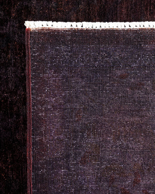 Contemporary Fine Vibrance Gray Wool Area Rug - 9' 10" x 13' 10"