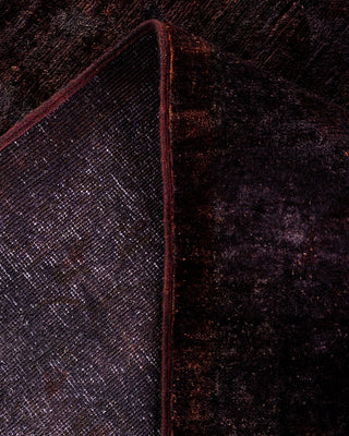 Contemporary Fine Vibrance Gray Wool Area Rug - 9' 10" x 13' 10"