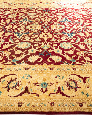 Traditional Hand Knotted Gold Area Rug 8' 10" x 12' 0"