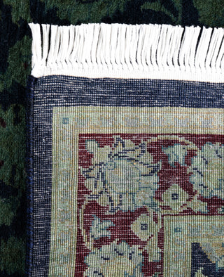 Fine Vibrance, One-of-a-Kind Hand-Knotted Area Rug  - Green, 2' 7" x 11' 3"