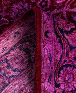 Fine Vibrance, One-of-a-Kind Hand-Knotted Area Rug  - Purple, 2' 7" x 10' 0"