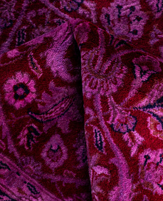 Fine Vibrance, One-of-a-Kind Hand-Knotted Area Rug  - Purple, 2' 7" x 10' 0"