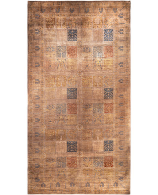 Overdyed One-of-a-Kind Wool Beige Area Rug 10' 3" x 18' 10"