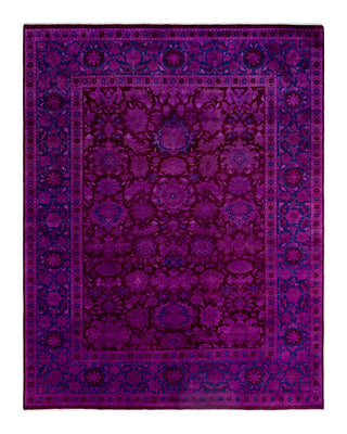 Fine Vibrance, One-of-a-Kind Hand-Knotted Area Rug  - Pink, 9' 5" x 11' 10"