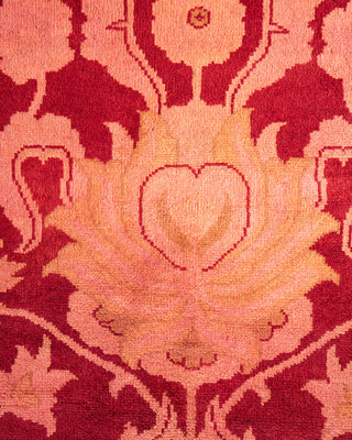 Overdyed Hand Knotted Red Area Rug 10' 3" x 14' 3"