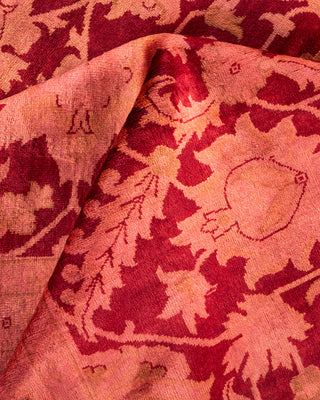 Overdyed Hand Knotted Red Area Rug 10' 3" x 14' 3"