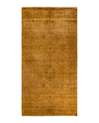 Contemporary Fine Vibrance Brown Wool Area Rug 6' 3" x 12' 3"