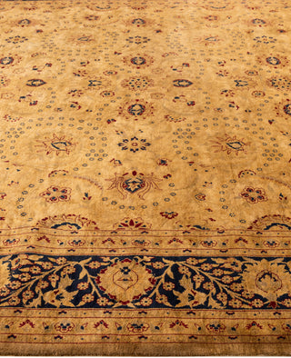 Overdyed Hand-Knotted Wool Modern-Contemporary Brown Area Rug 8' 2" x 9' 9"