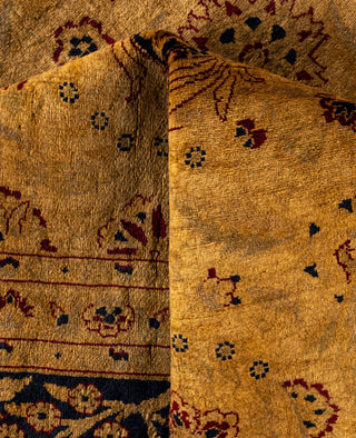 Overdyed Hand-Knotted Wool Modern-Contemporary Brown Area Rug 8' 2" x 9' 9"