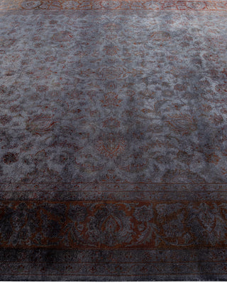 Contemporary Hand Knotted  Gray Area Rug 8' 4" x 10' 4"