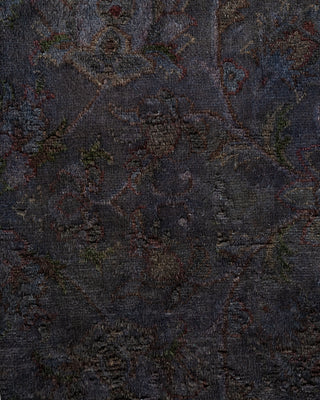 Contemporary Fine Vibrance Gray Wool Area Rug - 8' 2" x 8' 3"