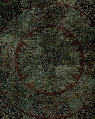 Contemporary Fine Vibrance Red Wool Area Rug - 9' 3" x 12' 0"