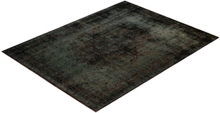 Contemporary Fine Vibrance Red Wool Area Rug - 9' 3" x 12' 0"