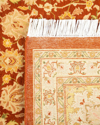 Traditional Hand Knotted Brown Area Rug 9' 3" x 11' 10"
