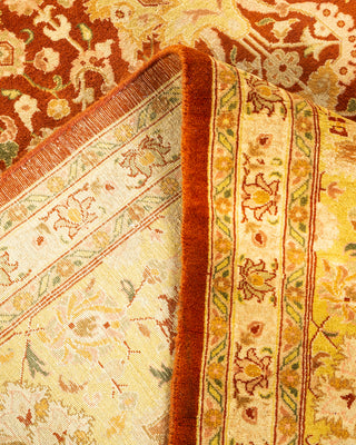 Traditional Hand Knotted Brown Area Rug 9' 3" x 11' 10"