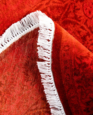 Fine Vibrance, One-of-a-Kind Hand-Knotted Area Rug  - Pink, 3' 1" x 3' 1"