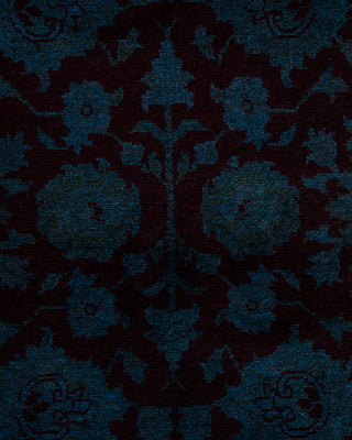 Contemporary Fine Vibrance Red Wool Area Rug - 8' 2" x 10' 4"