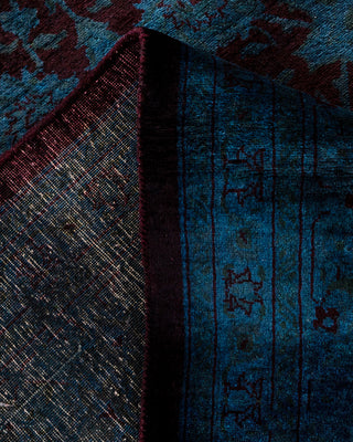 Contemporary Fine Vibrance Red Wool Area Rug - 8' 2" x 10' 4"