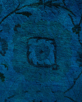 Fine Vibrance, One-of-a-Kind Hand-Knotted Area Rug  - Blue, 6' 1" x 9' 2"