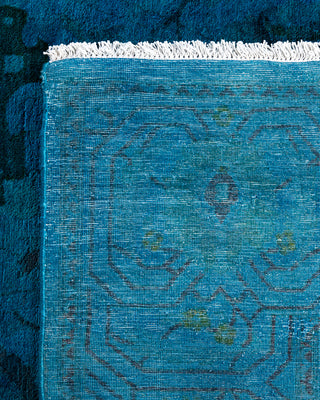 Fine Vibrance, One-of-a-Kind Hand-Knotted Area Rug  - Blue, 6' 1" x 9' 2"