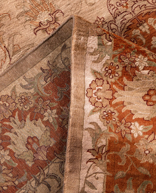 Fine Vibrance, One-of-a-Kind Hand-Knotted Area Rug  - Brown, 6' 3" x 8' 10"