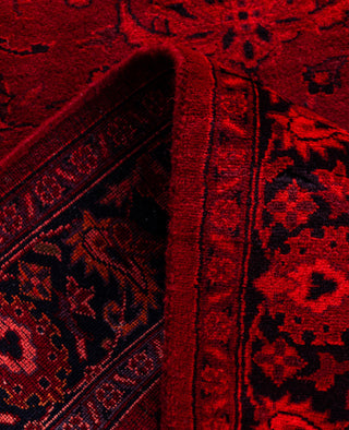 Overdyed Hand-Knotted Wool Modern-Contemporary Red Runner 2' 8" x 6' 1"