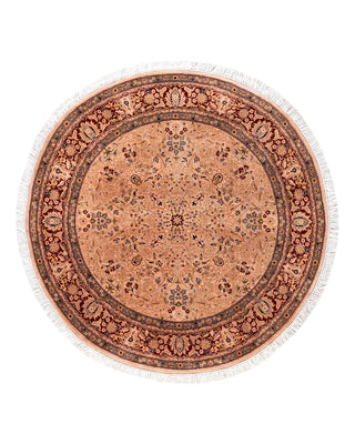 Modern Fine Vibrance Pink Area Rug 4' 1" x 4' 1"