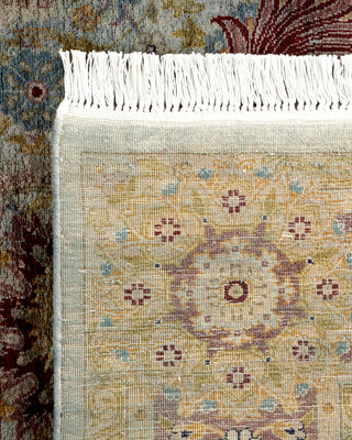 Contemporary Hand Knotted Overdyed Gray Area Rug 5' 3" x 10' 7"