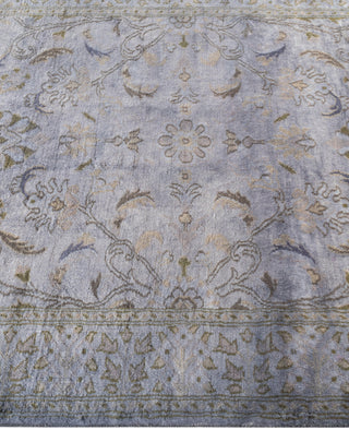 Contemporary Overdyed Wool Hand Knotted Gray Area Rug 3' 1" x 5' 4"