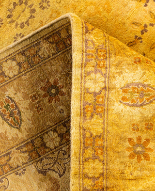 Fine Vibrance, One-of-a-Kind Hand-Knotted Area Rug  - Yellow, 4' 7" x 7' 0"