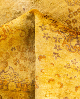 Fine Vibrance, One-of-a-Kind Hand-Knotted Area Rug  - Yellow, 4' 7" x 7' 0"