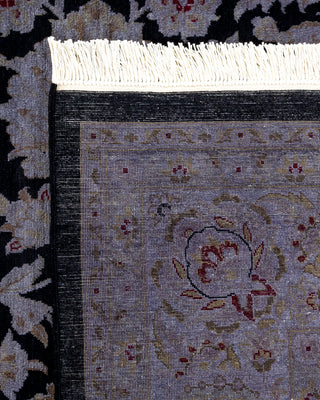 Contemporary Hand Knotted Overdyed Gray Area Rug 6' 2" x 8' 3"