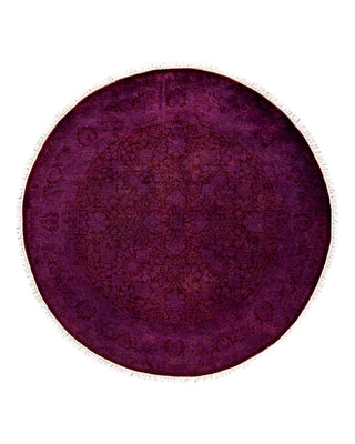 Modern Fine Vibrance Purple Area Rug 4' 1" x 4' 1"