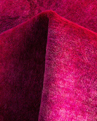 Fine Vibrance, One-of-a-Kind Hand-Knotted Area Rug  - Pink, 4' 1" x 6' 2"