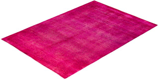 Fine Vibrance, One-of-a-Kind Hand-Knotted Area Rug  - Pink, 4' 1" x 6' 2"