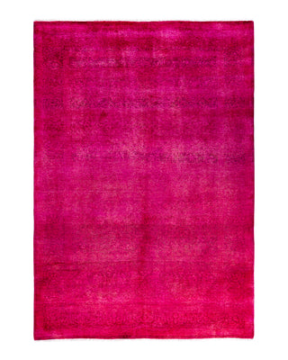 Fine Vibrance, One-of-a-Kind Hand-Knotted Area Rug  - Pink, 4' 1" x 6' 2"