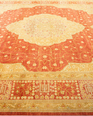 Traditional Hand Knotted Orange Area Rug 8' 2" x 10' 4"