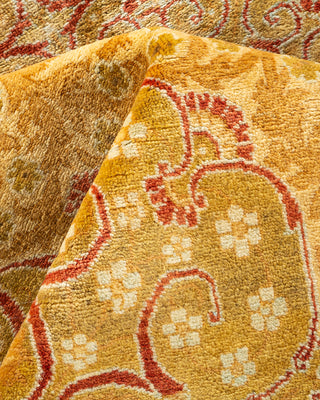 Traditional Hand Knotted Orange Area Rug 8' 2" x 10' 4"