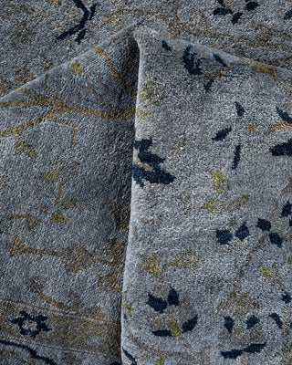 Fine Vibrance, One-of-a-Kind Hand-Knotted Area Rug  - Gray, 4' 7" x 6' 8"