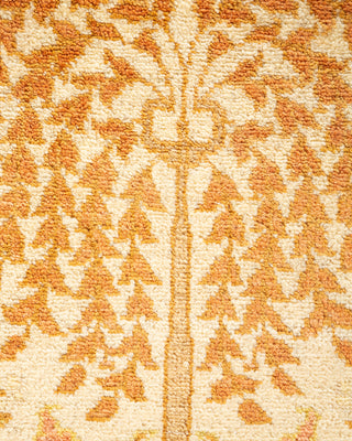 Traditional Hand Knotted Brown Area Rug 4' 8" x 6' 9"