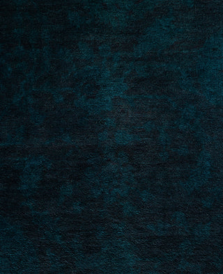 Overdyed One-of-a-Kind Wool Blue Area Rug 9' 2" x 12' 1"