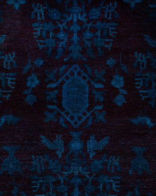 Contemporary Fine Vibrance Brown Wool Area Rug - 8' 2" x 10' 3"