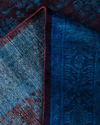 Contemporary Fine Vibrance Brown Wool Area Rug - 8' 2" x 10' 3"