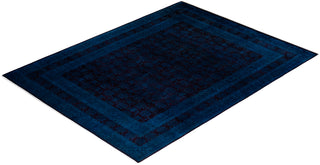 Contemporary Fine Vibrance Brown Wool Area Rug - 8' 2" x 10' 3"