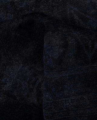 Overdyed One-of-a-Kind Wool Black Area Rug 9' 2" x 12' 4"