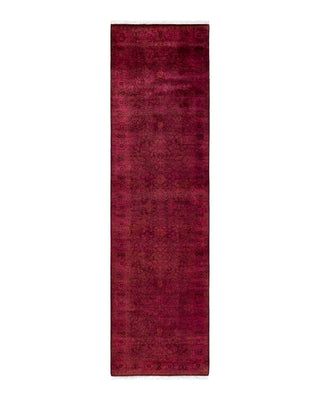 Contemporary Fine Vibrance Pink Wool Area Rug 2' 7" x 9' 6"